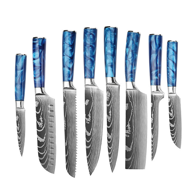 Damascus Steel Kitchen Knife Set