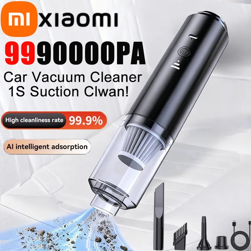 Xiaomi Dust Collector Portable Car Vacuum Cleaner Powerful Suction Electric Wireless Smart Home Cleaning Car Vacuum Cleaner New