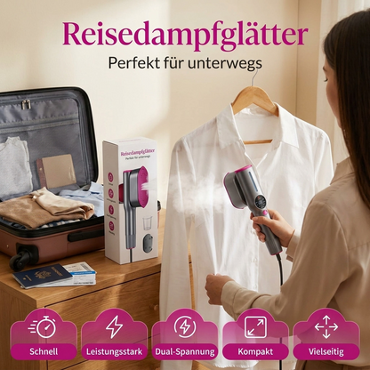 Kompakter Reisedampfglätter